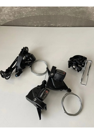 Vertech Bisiklet Ön Ve Arka Vites Seti Siyah