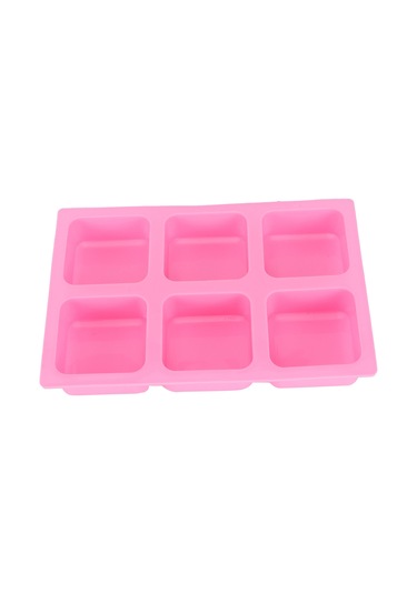 Shineyee Gıda Grubu Silikon Kalıp - 6 Hücreli Kare Ve Daire Şekli, Fırın Uyumlu, Çikolata/pasta/sabun Yapımı, -40 C/+230 C Isı Dayanıklı Diğer