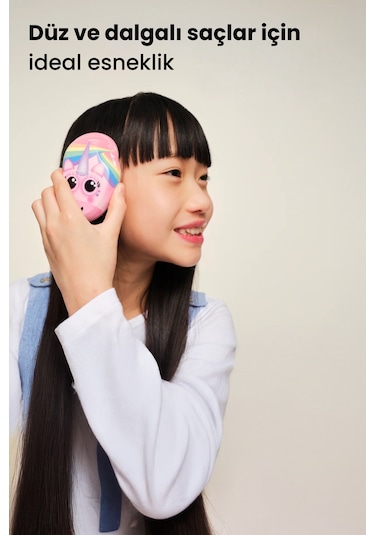 Tangle Teezer Original Mini Pembe Unicorn Çocuk Saç Fırçası