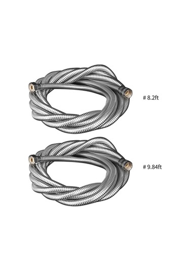 Ulzyvf Paslanmaz Çelik Uzun Duş Hortumu - 360 Döner, Patlamaz, G1/2 Bağlantılı Diğer
