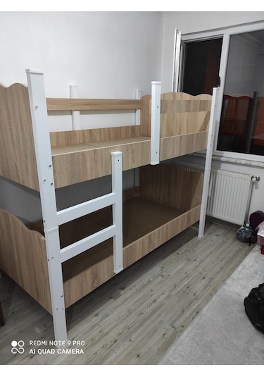 Afillibebek Ranza Ikili Ayrılabilen Mdf Profilli 90x190 Somon