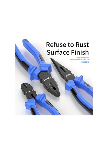 Xuweiwei 6 Inç Tel Makas Ve Çok Amaçlı Uç Pens %30 Kaldıraçlı Kaymaz Saplı Çelik