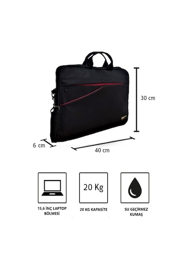 Vegmann Av6900 Siyah 15.6 inç Laptop Bilgisayar Evrak Çantası