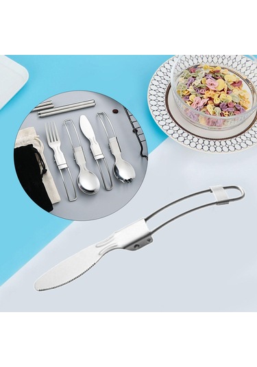 Dolıty Dış Mekan Katlanır Sofra Takımları Barbekü Ev Bıçak