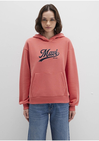 Mavi Kapüşonlu Somon Kadın Sweatshirt M1s10420-71076 Somon