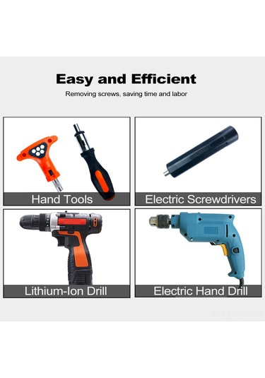 Kangvka 27 Parçalı Profesyonel Elektrikli Tornavida Uç Seti - Çok Amaçlı Ve Dayanıklı Çelik Uçlar İle Taşıma Kutusu