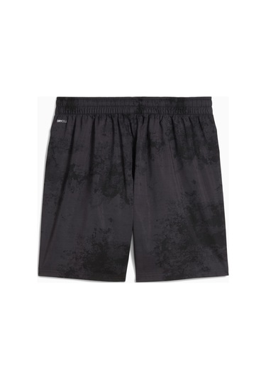 Puma Tad Essentials Allover Print Erkek Siyah Şort 526719-51 Siyah