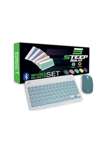 Steep Solid Magic Şarjlı Bluetooth Klavye - Mouse Set