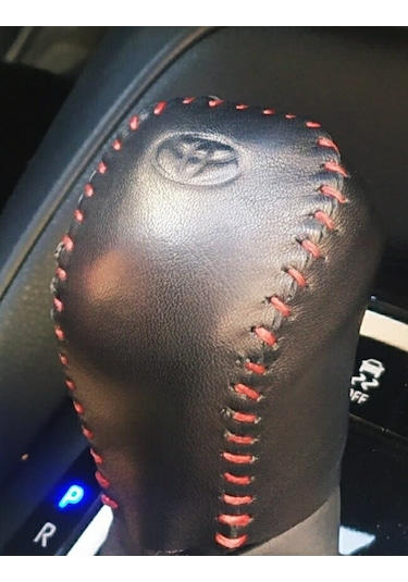 Toyota Corolla Uyumlu 19/24 Hakiki Deri El Yapımı Otomatik Vites Topuzu Kılıfı