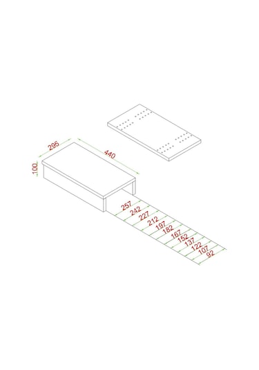 Boliva Koltuk Yanı Sehpa - Sis Gri Gri