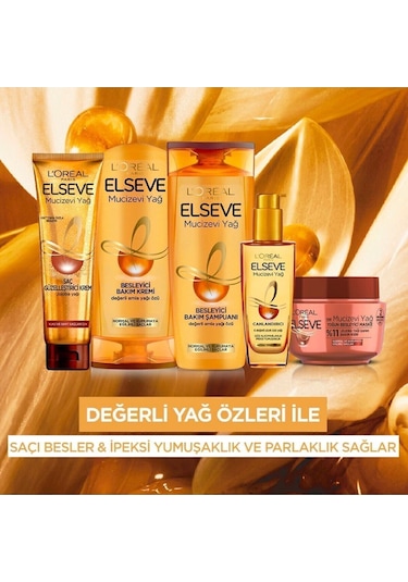 ELSEVE L'oréal Paris Mucizevi Yağ Besleyici Maske 300 ml
