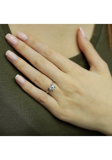 Lova G Renk 0,80 Karat Pırlanta Tektaş Yüzük - 1020098