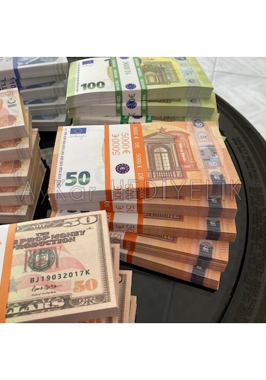 40 Deste Karışık Para 20-50 sterlin 50-100 d 50-100 e 50-100 tl