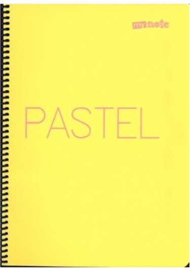 80 Sayfa Kareli Pastel Defter 4 Adet Karışık Renk Çok Renkli