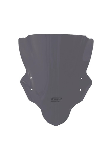 GP Kompozit Bajaj Pulsar NS 200 2011-2024 Uyumlu Ön Tur Camı Füme 40 cm