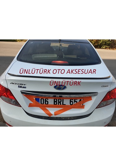 OtoÇizgi Hyundai Accent Blue Bagaj Üstü SPOİLER-SPOYLER Piano Black OtoÇizgi