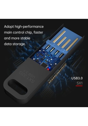 Novahub Yüksek Hızlı Usb3.1 64gb Metal Kasa Flash Bellek - Dayanıklı, Kompakt, Geniş Uyumluluk