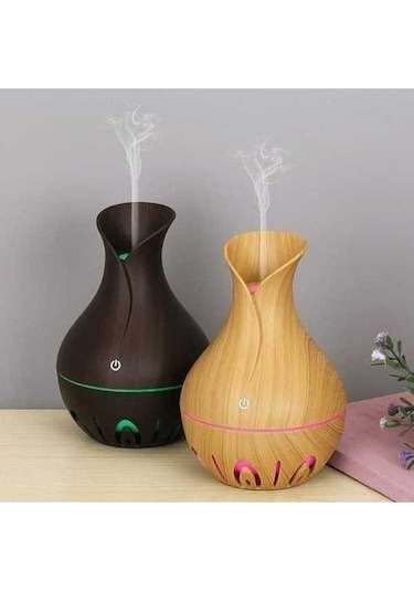 Pazly Lyon Ahşap Tahıl Vazo Nemlendirici Set - 2 Adet, 1.0 Ahşap Yeşil, Kullanışlı Tasarım, Ev Ve Ofis İçin Uygundur