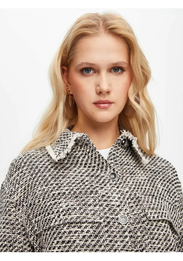 Faik Sönmez Simli Kadın Tüvit Tunik 69602 Siyah