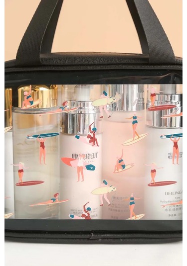 Anda Havuz Ve Seyahat İçin 3'ü 1 Arada Makyaj Çantası Seti 480686952