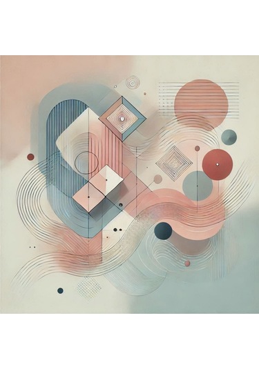 İskandinav Soyut Tablo Set Çerçevesiz 50x50cm Pvc Tablo 4'lü Set 010 Her Bir Tablo 50x50cm Büyüklüğündedir.