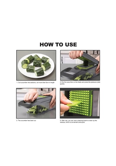 Qd" Tiran Sebze Doğrayıcı - Soğan Salatası Yemek Doğrayıcı Sebze Doğrayıcı Mandolin Ve Manuel Mandolin Dilimleyici Diğer