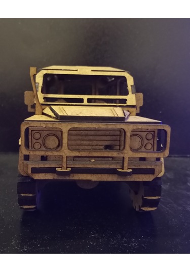 TLRhobi 3d Land Rover Defender Ahşap Lazer Kesim Araba Yapım Kiti