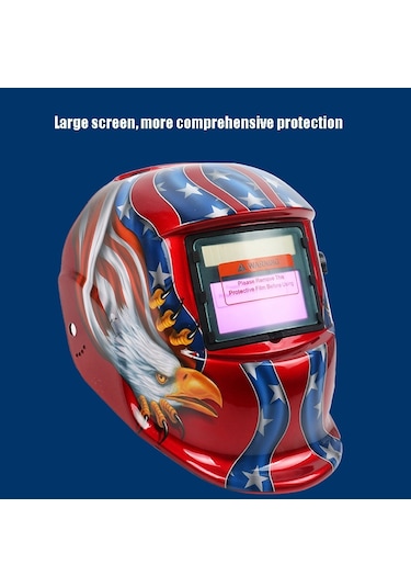 Güneş Otomatik Karartma Kaynak Maskesi Argon Ark Kaynak Kaskı Polonya Kartalı