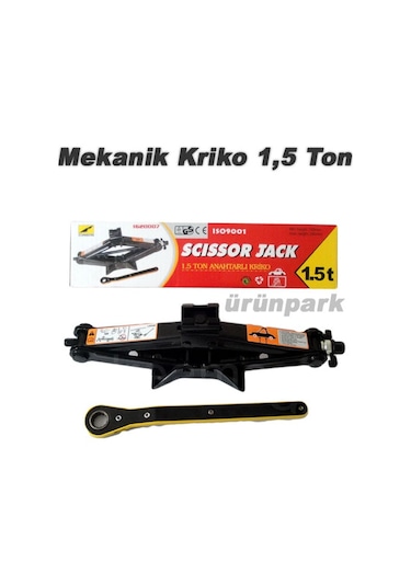 Kriko Scissor Jack Makaslı Mekanik 1.5 Ton Otomatik Kollu