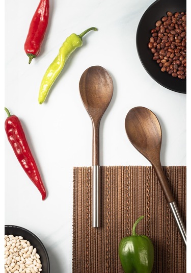 Akasya 2 Li Servis Kaşığı & Sunum Kaşığı & Salata Servis Seti &