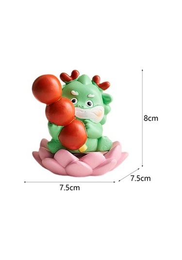 Lijinxu Magideal Çin Yeni Yılı 7.5x7.5x8cm-şekerlenmiş-şahinler-ile