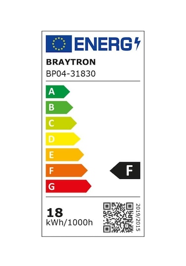 Braytron Sıva Üstü Led Spot 18W Beyaz Kare 6500K Bp04-31830 Beyaz
