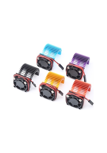Reedark Hsp Uzaktan Kumandalı Araba İçin Alüminyum Motor Soğutma Fan Seti - 5v Dc