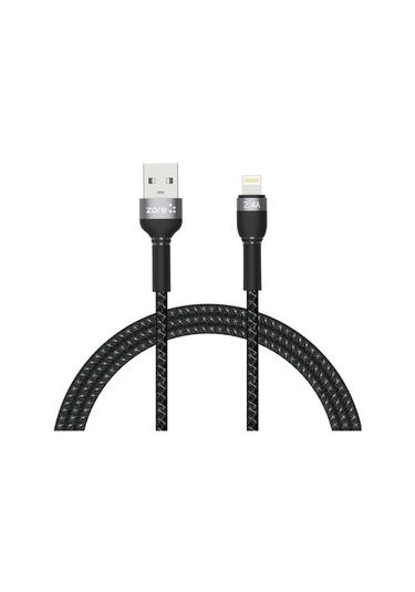Mobilteam Siyah Shira Serisi Lightning Usb Kablo 1 Metre
