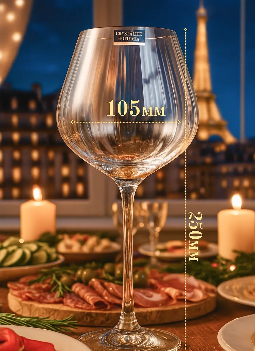 Andstyle Premıum Optic 640 Ml Şarap Bardakları 2'li Set 337756900