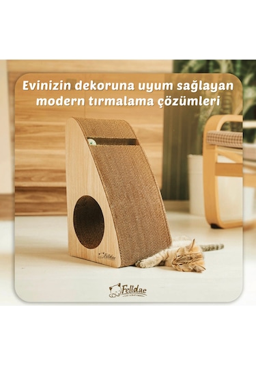 Kedi Tırmalama Kanepesi Dikey Tırmalama / 27x43x24cm Medium - Cs7 Lw