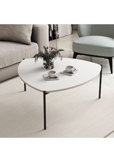 Minar Lenny Orta Sehpa - Beyaz