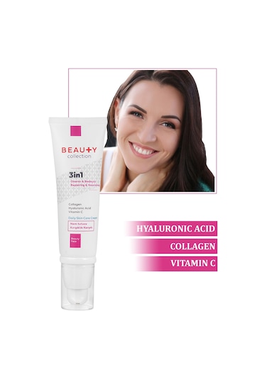 Beauty Collection 3 in 1   Nemlendirici Cilt Bakım Kremi 50 ML