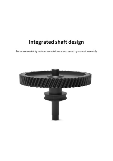 Fortunelane A1 Mini 3d Yazıcı Ekipmanı: Nanokaplama Çelik Ekstruder Dişlisi Seti - Pom Dişli + El Kolu Dahil