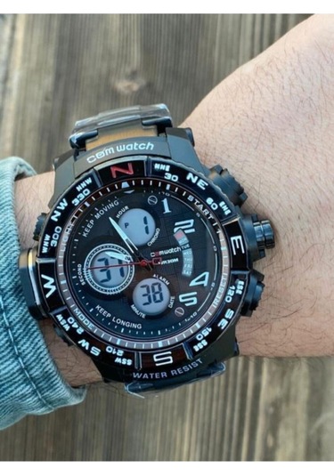 Erkek Mavi Comwatch Dijital Ve Analog Kol Saati S8182818211500512