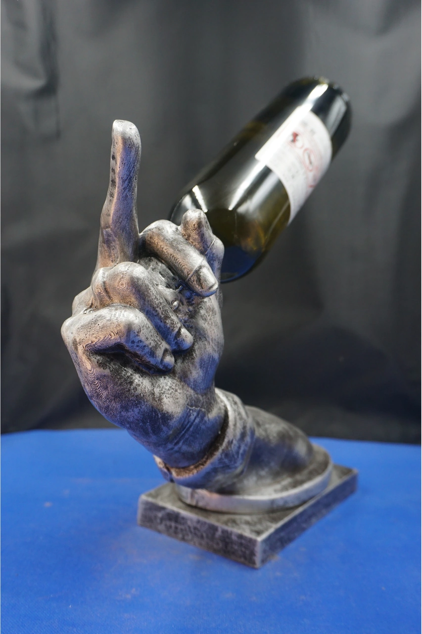 Özel Tasarım Şaraplık Yağdanlık Nh. Biblo Heykel Ev Dekorasyon Hediyelik Aksesuar 27 Cm