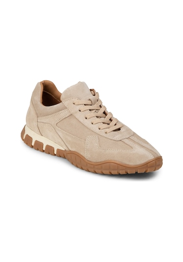 Deery Kadın Hakiki Süet Bej Sneaker Ayakkabı - M5102zbejc01