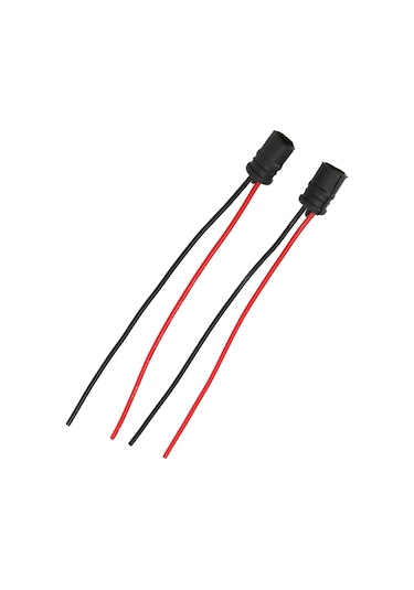 Suofeng 12v 30a T10-2 Led Ampul Tabanı, 15cm Kablolu, Isı Ve Korozyon Dayanıklı Abs, Endüstriyel/ Otomobil/ Bisiklet Uygulamaları - 2 Adet