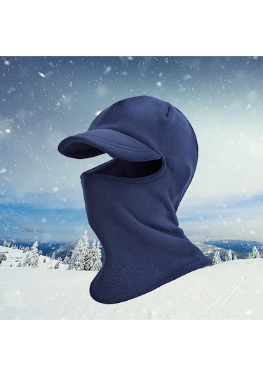 Suntek Yürüyüş Kayak Için Termal Bisiklet Boyun Lacivert Lacivert