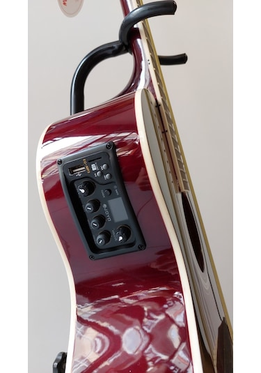 Masterwork Usb Girişli Ekolayzırlı Elektro Akustik Gitar (Siyah)