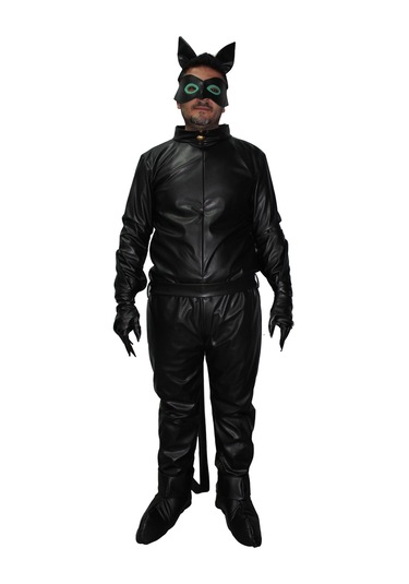 Mucize Uğur Böceği Kara Kedi Kostümü Yetişkin