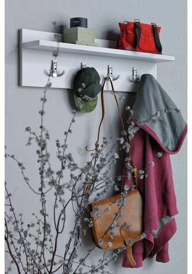 Asela Raflı Antre Duvar Askılığı Anahtarlık