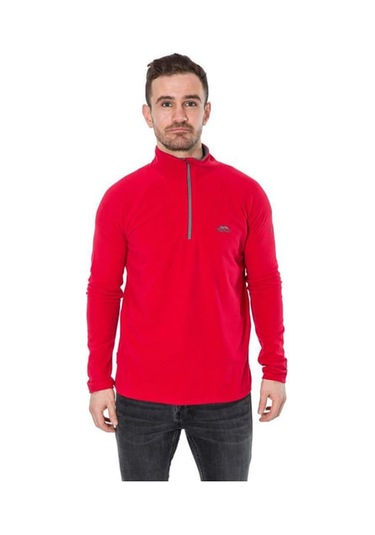 Trespass Blackford Microfleece Erkek Polar Kiremit Kırmızı