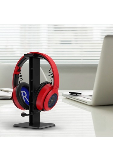 Sones 2 Adet Kulaklık Masaüstü Standı Sergileme Rafı Siyah