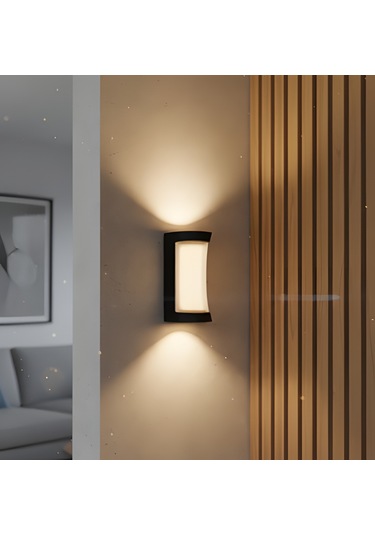 Kendal Kda738 Dekoratif Led Aplik 10w 1200 Lümen Güçlü 10w - Gün Işığı Siyah